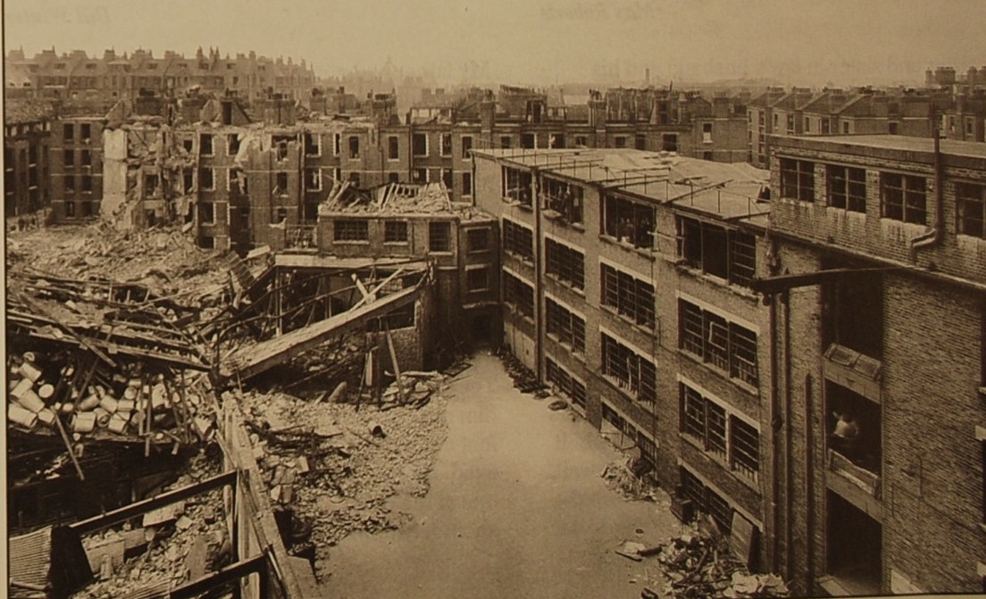 Bomb damage BHG Leather factory The Grange 1941 (2)